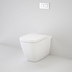 CAROMA CUBE WALL FACED INVISI SERIES II TOILET SUITE WITH S/CLOSE SEAT