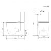 SYNERGII BACK TO WALL TOILET SUITE WITH SLIM LINE S/CLOSE SEAT Product Image 3