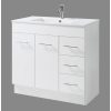 OSTAR 900X460 VANITY WITH VITREOUS CHINA TOP ON KICKER Product Image 2