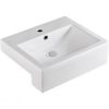 FIENZA BELINDA SQUARE SEMI-RECESSED BASIN WITH ONE TAP HOLE 510X420MM Product Image 2