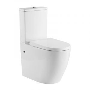DERWENT *RAISED HEIGHT* BACK TO WALL TOILET SUITE WITH S/CLOSE SEAT