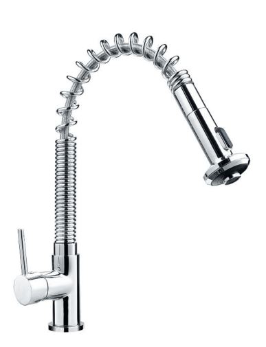 ECT GLOBAL JAMIE PIN LEVER PULL OUT COIL KITCHEN SINK MIXER Product Image 1