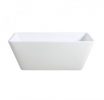 Ceramic Exchange Square Form Freestanding Bath 1500mm Product Image 2