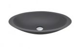FIENZA BAHAMA MATTE GREY SOLID SURFACE BASIN 600X350MM Product Image 2