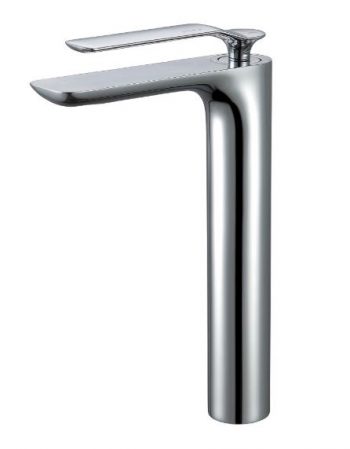 STREAMLINE SYNERGII EXTENDED HEIGHT BASIN MIXER BRUSHED BRASS Product Image 1