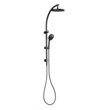 NERO DOLCE TWIN SHOWER SYSTEM MATTE BLACK Product Image 1