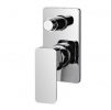 STREAMLINE AXUS WALL MIXER WITH DIVERTER MATTE BLACK Product Image 2