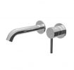 STREAMLINE AXUS PIN WALL MOUNTED SET ON SEPARATE BACK PLATES BRUSHED NICKEL Product Image 2