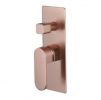 MODERN NATIONAL EVA MINI WALL MIXER WITH DIVERTER ROSE GOLD Product Image 2