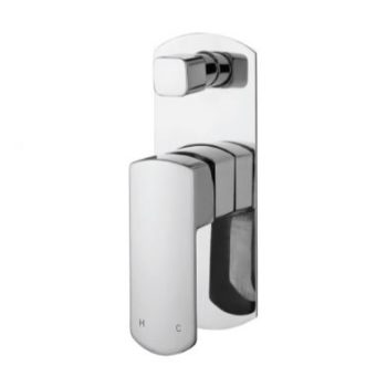 MODERN NATIONAL PEONY WALL MIXER WITH DIVERTER CHROME Product Image 1