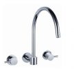 AUSSIELIFE PIN WALL SINK SET CHROME Product Image 2