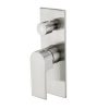 NERO VITRA WALL MIXER WITH DIVERTER BRUSHED NICKEL Product Image 2
