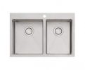 OLIVERI APOLLO ONE AND THREE QUARTER BOWL TOPMOUNT SINK – RHB & LHB AVAILABLE Product Image 2