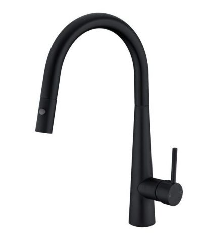 NERO DOLCE SINK MIXER WITH PULL OUT VEGGIE SPRAY MATTE BLACK Product Image 1