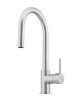 OLIVERI ESSENTIALS GOOSENECK SINK MIXER WITH PULL OUT CHROME Product Image 2