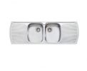 OLIVERI MONET DOUBLE BOWL SINK WITH DOUBLE DRAINER Product Image 2