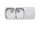 OLIVERI MONET DOUBLE BOWL SINK WITH DRAINER – RHB & LHB AVAILABLE Product Image 2