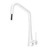 ABEY ARMANDO VICARIO TINK SINK MIXER WITH PULL OUT WHITE Product Image 2