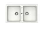ABEY SCHOCK TYPOS DOUBLE BOWL SINK ALPINA Product Image 2