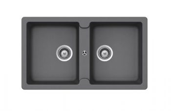 ABEY SCHOCK TYPOS DOUBLE BOWL SINK CROMA Product Image 1