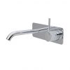 Fienza Cali Up Wall Basin/Bath Mixer Set, Square Plate, 160mm Outlet Product Image 2