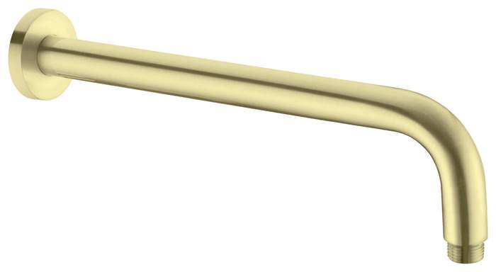 NERO VITRA ROUND SHOWER ARM BRUSHED GOLD