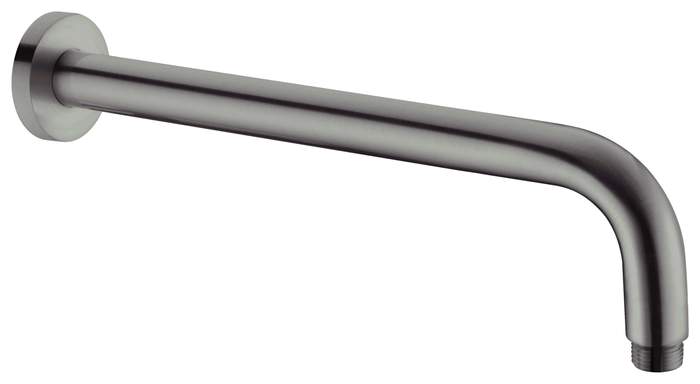 NERO VITRA ROUND SHOWER ARM GUN METAL GREY Product Image 1