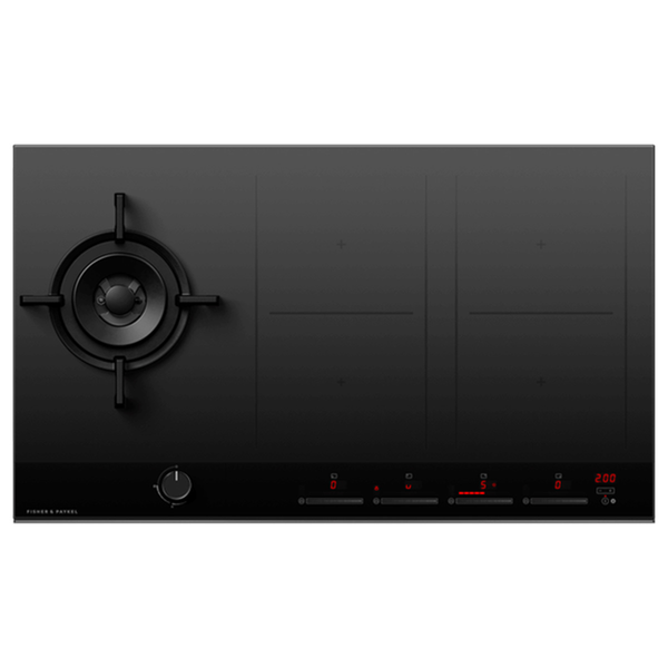 $4299 - Fisher & Paykel 90cm Natural Gas with Induction Cooktop CGI905DNGTB4
