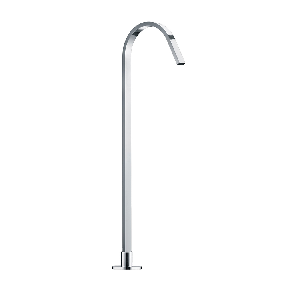 Collis Real Showers Floor Mounted Flat Bath Spout