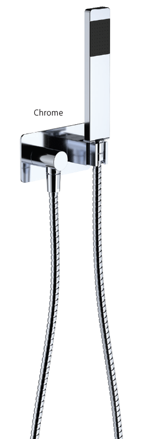 Fienza Lincoln Hand Shower, Soft Square Plate