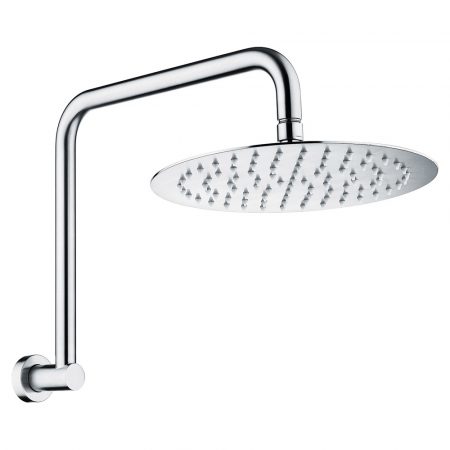FIENZA CALI 250MM SHOWER HEAD AND HIGH RISE ARM