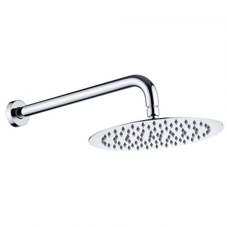 CALI WALL ARM SET WITH 250MM SHOWER HEAD 411125-B CHROME