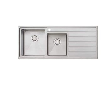 Oliveri Apollo One And Three Quarter Bowl Topmount Sink With Drainer – Rhb & Lhb Available Ap1411 & Ap1412