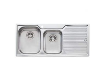 Oliveri Diaz One And Three Quarter Bowl Sink With Drainer – Rhb & Lhb Available Dz111 & Dz112