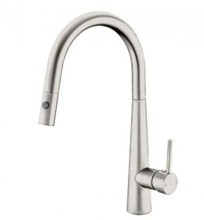 NERO DOLCE SINK MIXER WITH PULL OUT VEGGIE SPRAY BRUSHED NICKEL YSW5810-09 BN