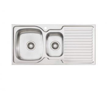 OLIVERI ENDEAVOUR ONE AND HALF BOWL SINK WITH DRAINER – RHB & LHB AVAILABLE EE01 & EE02