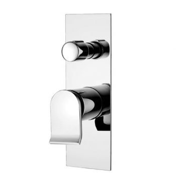 FIENZA LINCOLN WALL MIXER WITH DIVERTER CHROME 224102