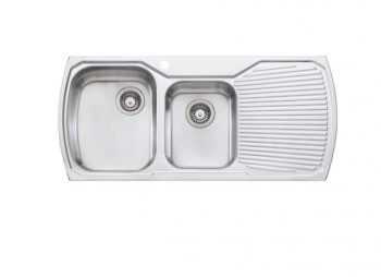 OLIVERI MONET ONE AND THREE QUARTER BOWL SINK WITH DRAINER – RHB & LHB AVAILABLE MO711 & MO712