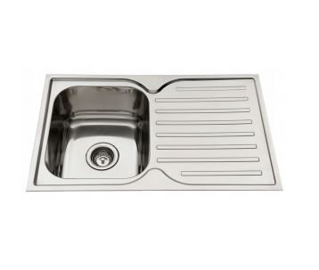EVERHARD SQUARELINE SINGLE BOWL SINK WITH LEFT HAND DRAINER 73141