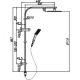 ERIC DUAL RAIL SHOWER SYSTEM UPGRADE SRD1-SH11-HS11 CHROME