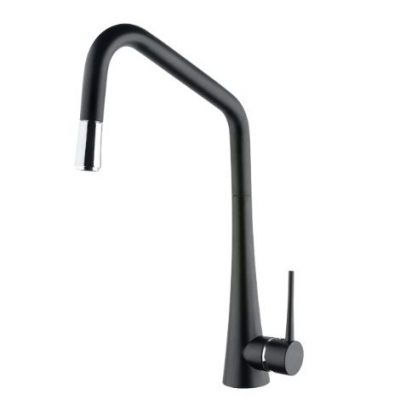 ABEY ARMANDO VICARIO TINK SINK MIXER WITH PULL OUT BLACK TINKD-B
