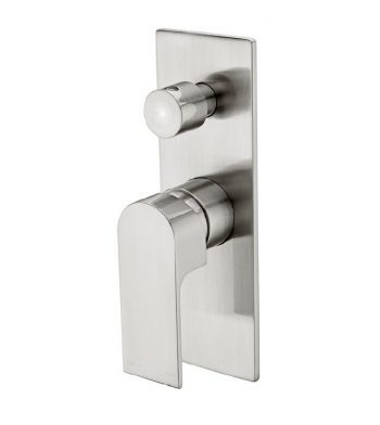 NERO VITRA WALL MIXER WITH DIVERTER BRUSHED NICKEL YSW3215-09A BRUSHED NICKEL