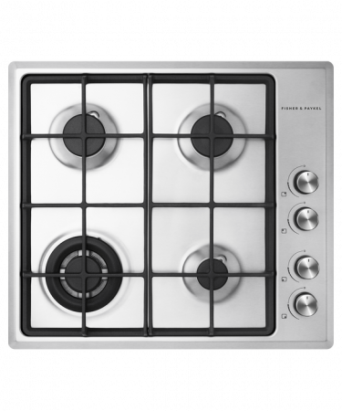F&P 600MM GAS ON STEEL COOKTOP WITH WOK BURNER