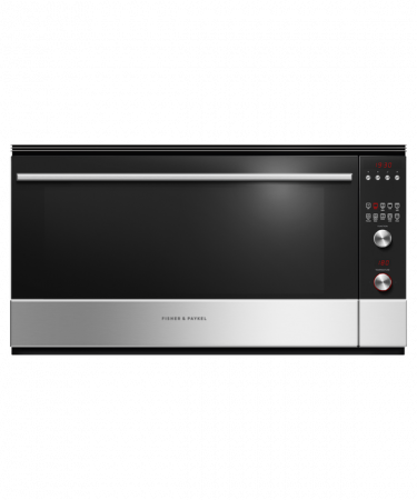 900MM 9 FUNCTION PYROLYTIC OVEN 100L OB90S9MEPX3 STAINLESS STEEL & BLACK GLASS