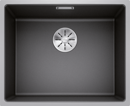 SUBLINE 500 SILGANIT SINGLE BOWL STEELFRAME SINK ANTHRACITE 526852