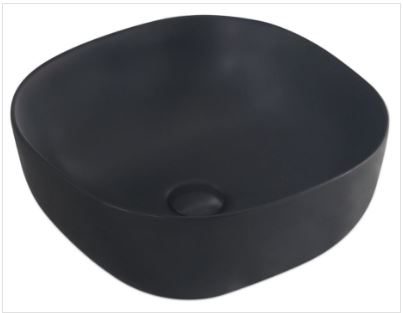 ABOVE COUNTER BASIN (32MM NO O/F) MATTE BLACK K310B