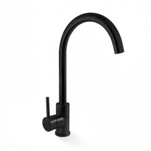 ELLE PROJECT GOOSENECK SINK MIXER – SST874BK MATTE BLACK