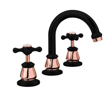 NOOSA BASIN SET P850BK/RG MATTE BLACK ROSE GOLD