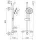 DORF ILLUSION RAIL SHOWER WITH OVERHEAD CRADLE 9278.043A