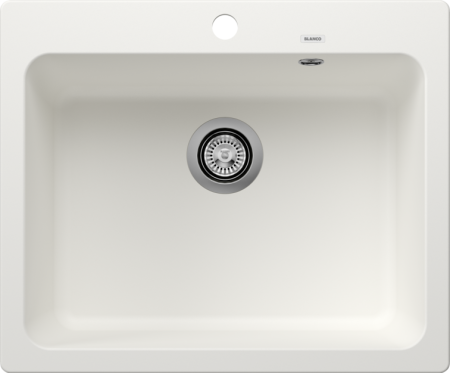 NAYA 6 SINGLE BOWL INSET SINK 526826 WHITE